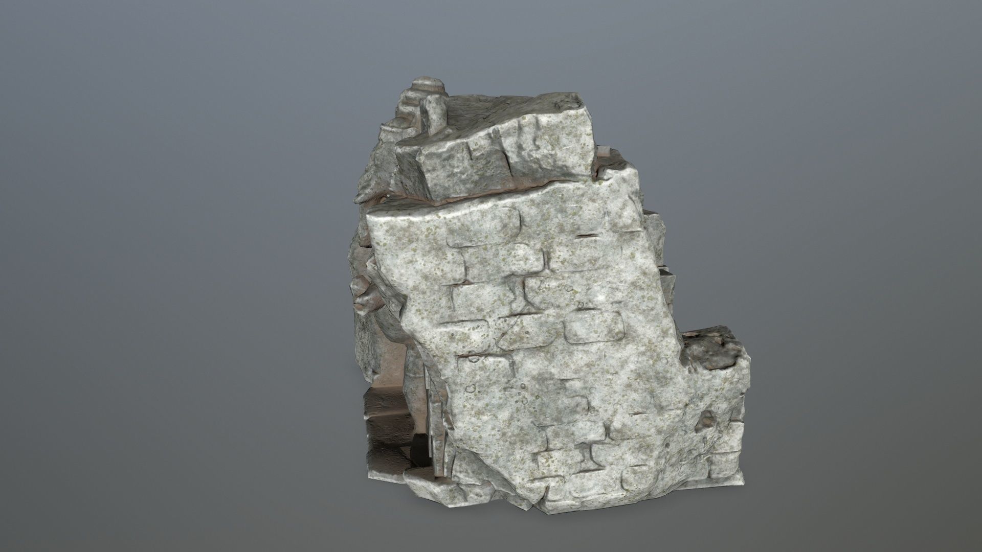 buda temple Low-poly 3D model_5