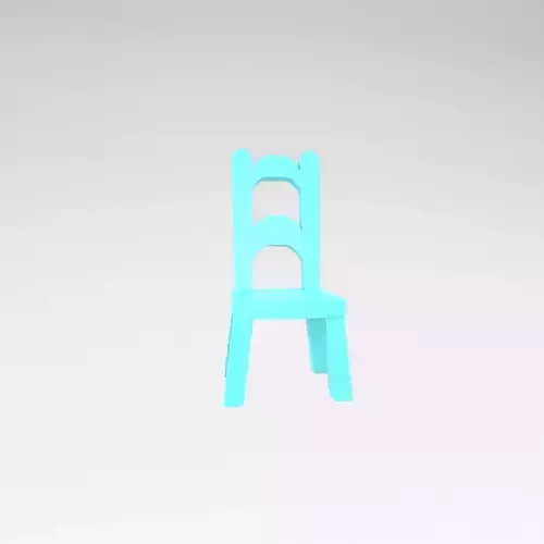 Low Poly Chair v1 002
