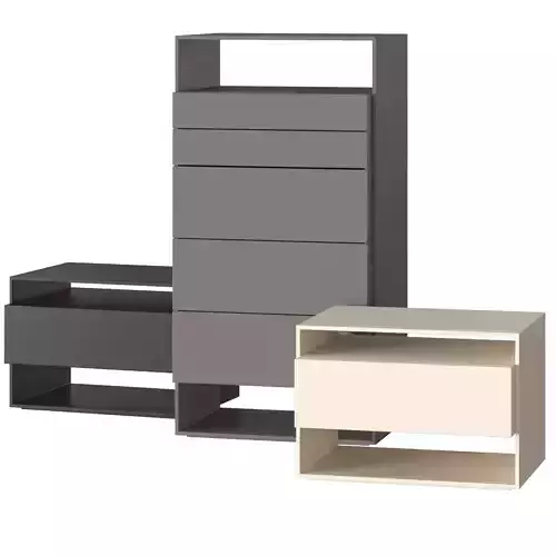 Flou Sanya Sideboards 3D model