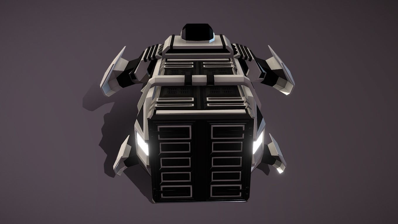 ASL-440 Air Ship Loader Low-poly 3D model_3