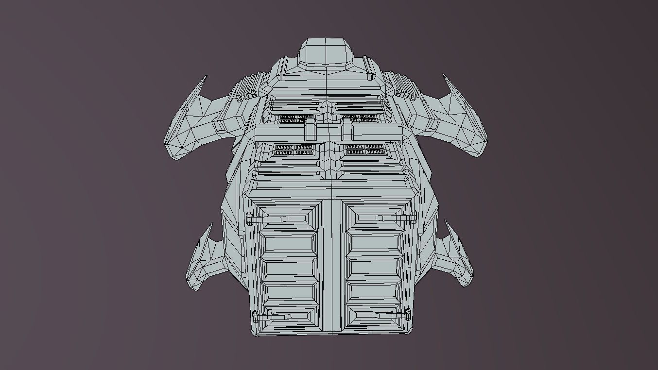 ASL-440 Air Ship Loader Low-poly 3D model_4