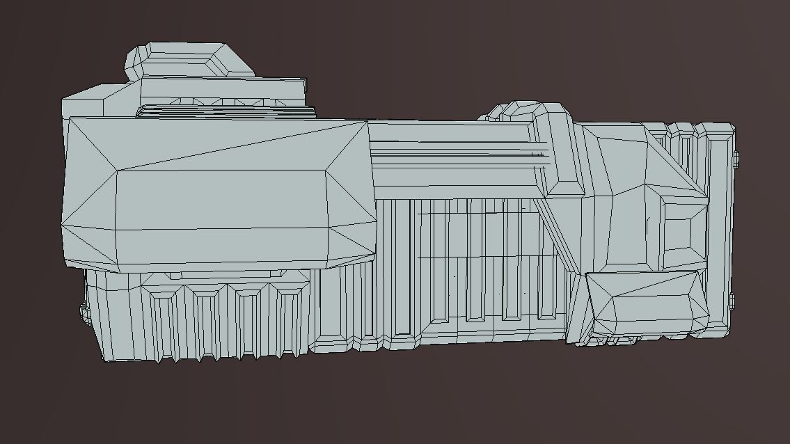 ASL-440 Air Ship Loader Low-poly 3D model_6