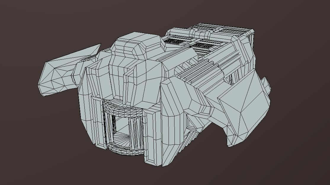 ASL-440 Air Ship Loader Low-poly 3D model_8
