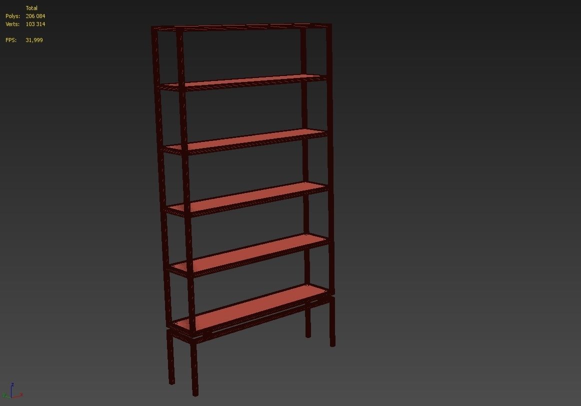 Racks FOR MISS SHOP 2 in 1 3D model_3