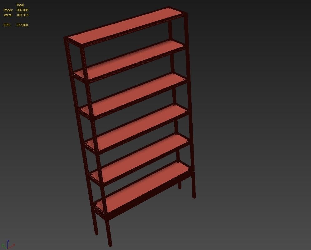 Racks FOR MISS SHOP 2 in 1 3D model_5
