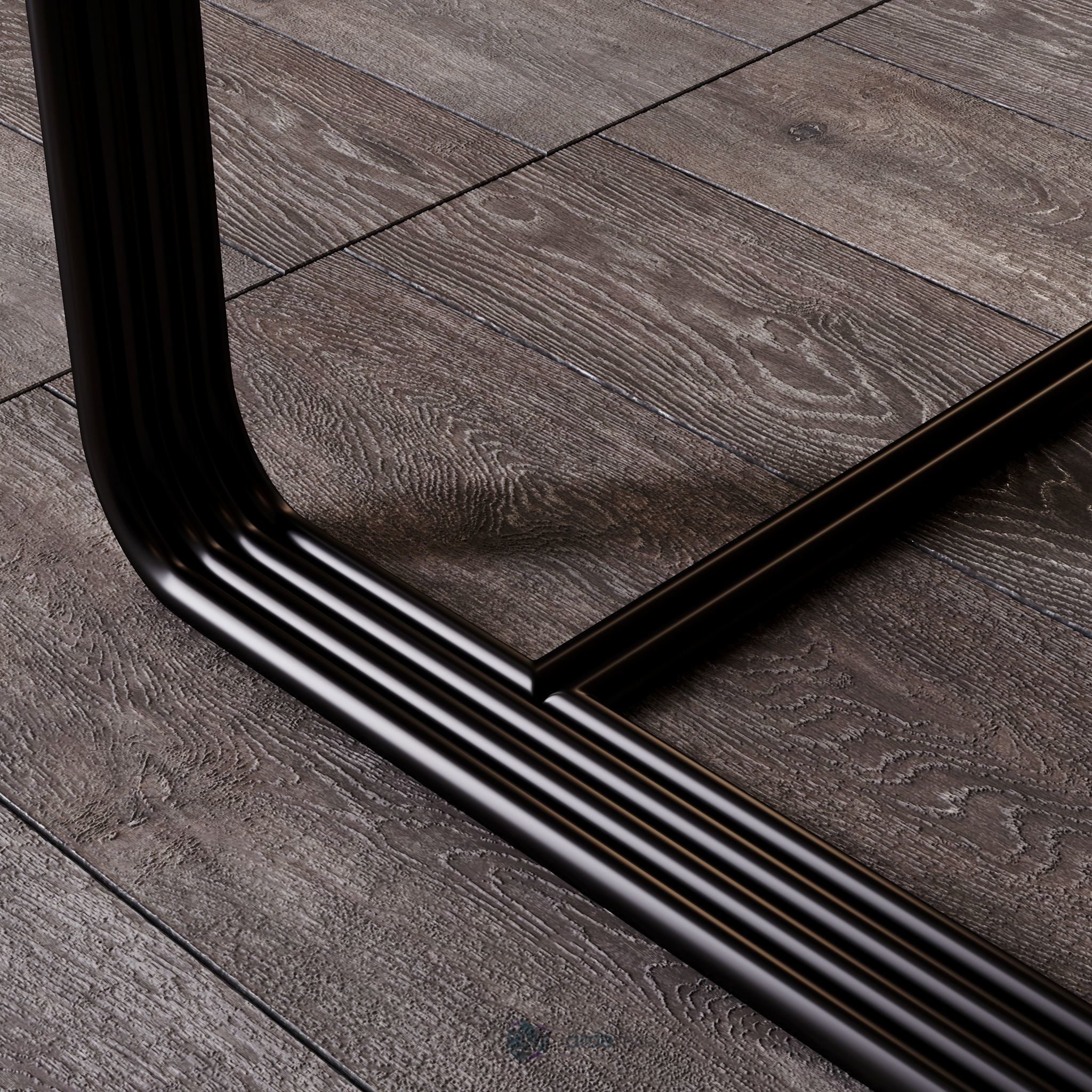 Modern armchair 3D model_8