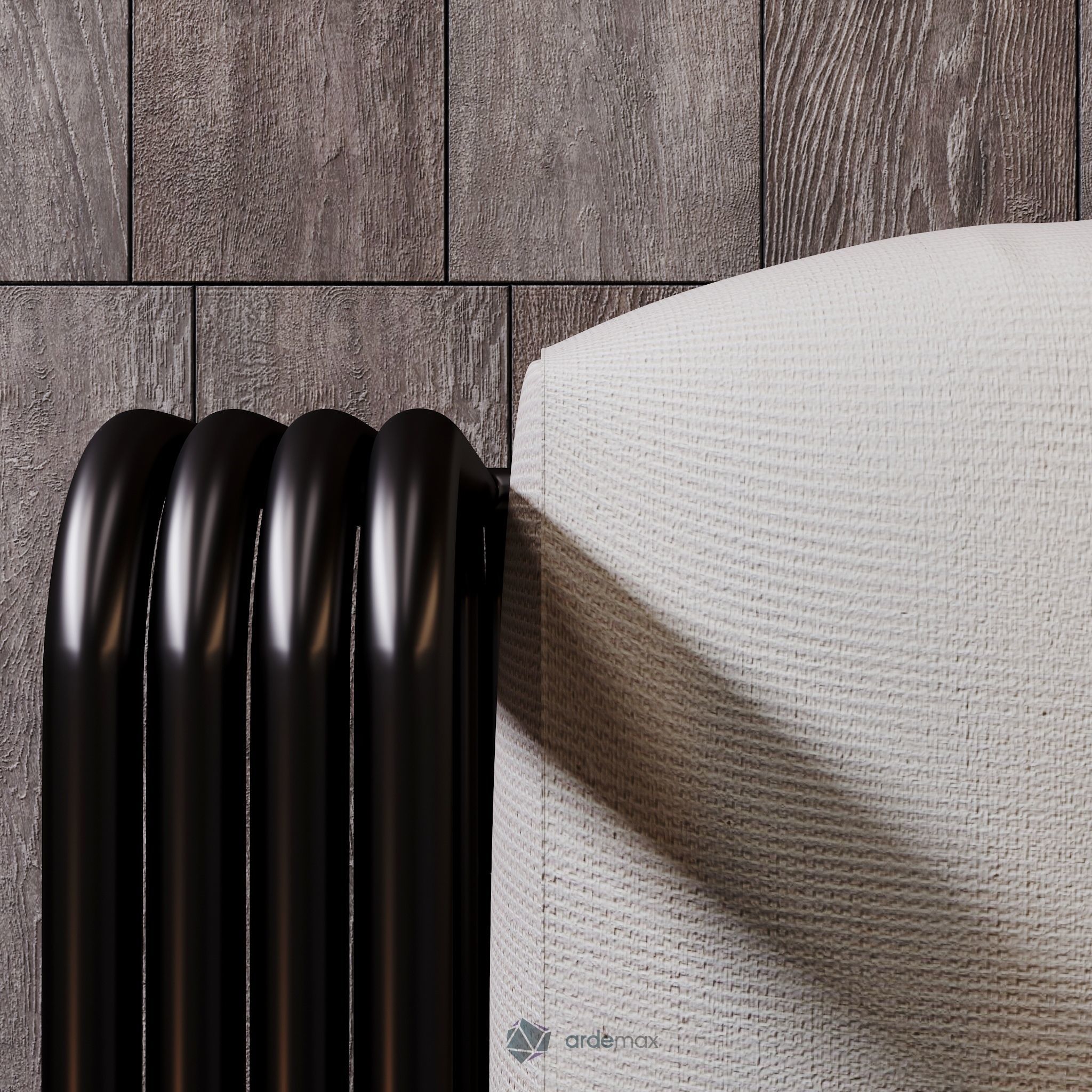 Modern armchair 3D model_6