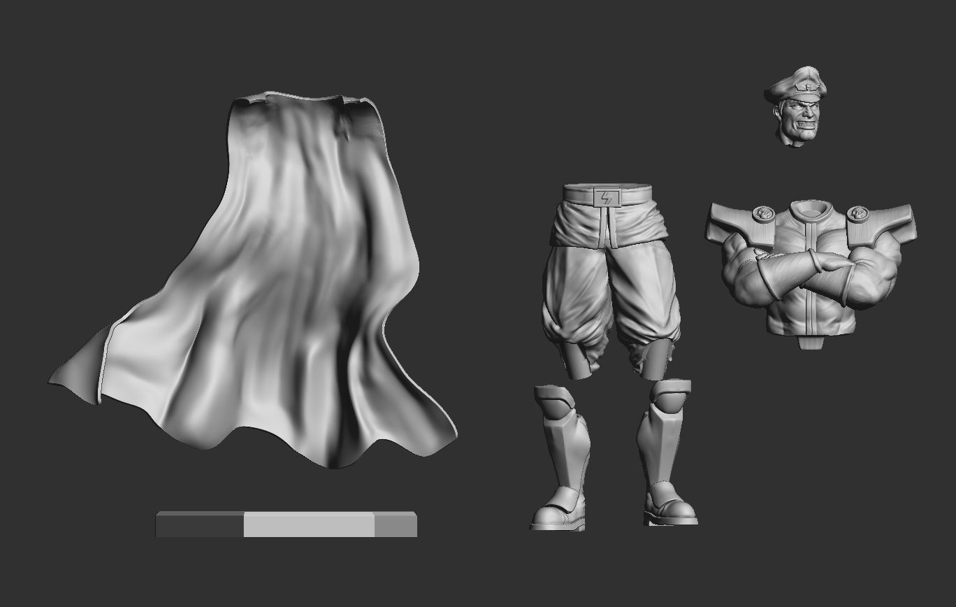 Bison SF 3D print model_5