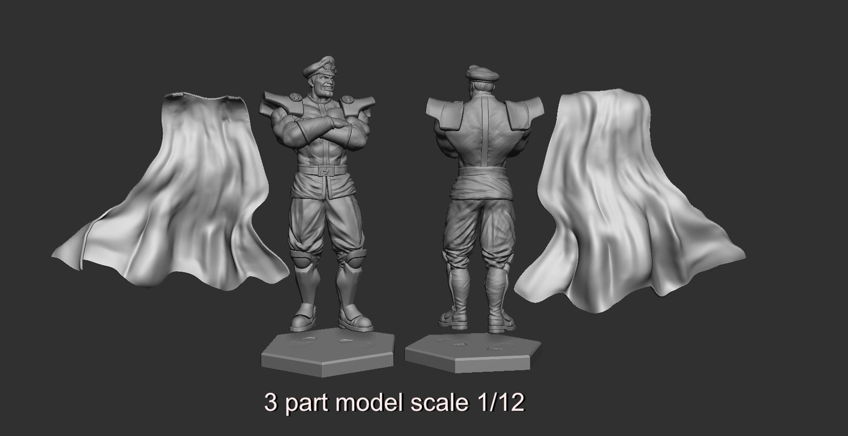 Bison SF 3D print model_7