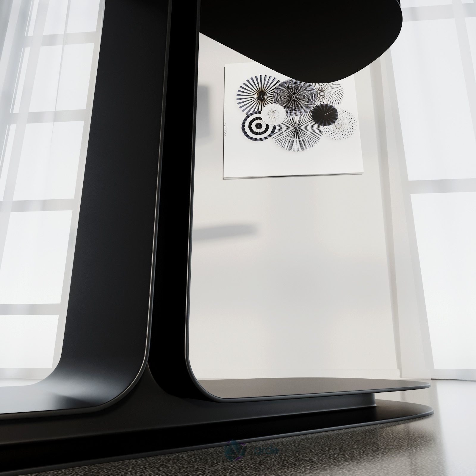 Console table 3D model_5