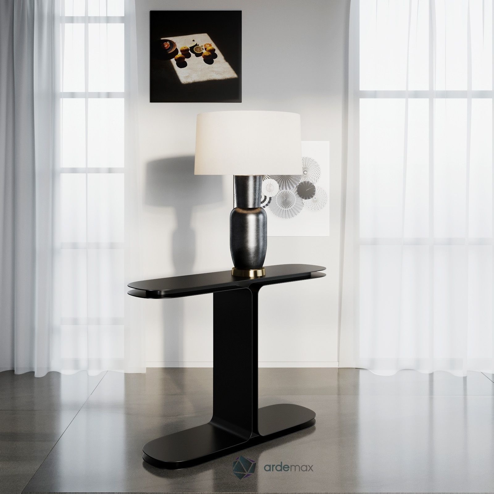 Console table 3D model_2