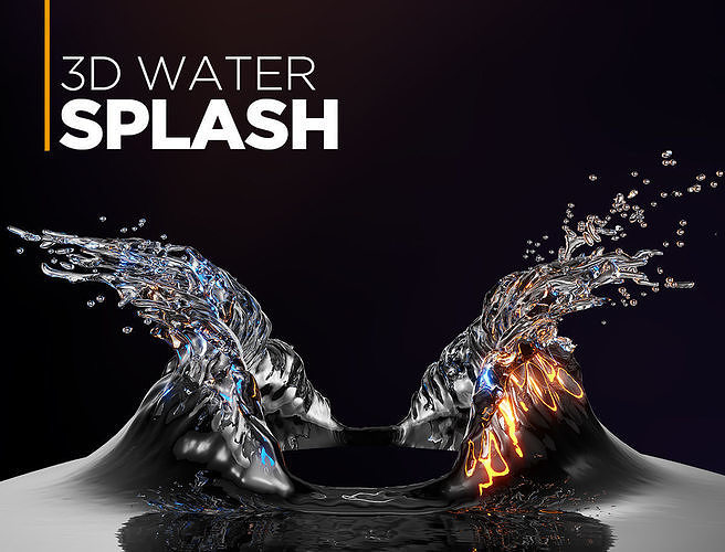 Water Splash 3D model