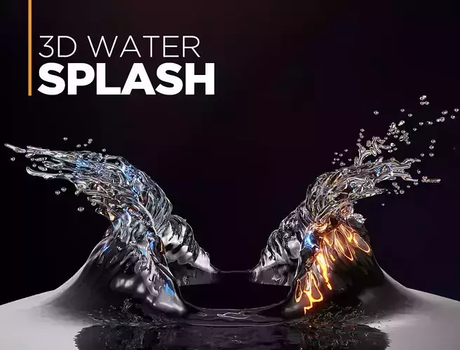 Water Splash 3D model