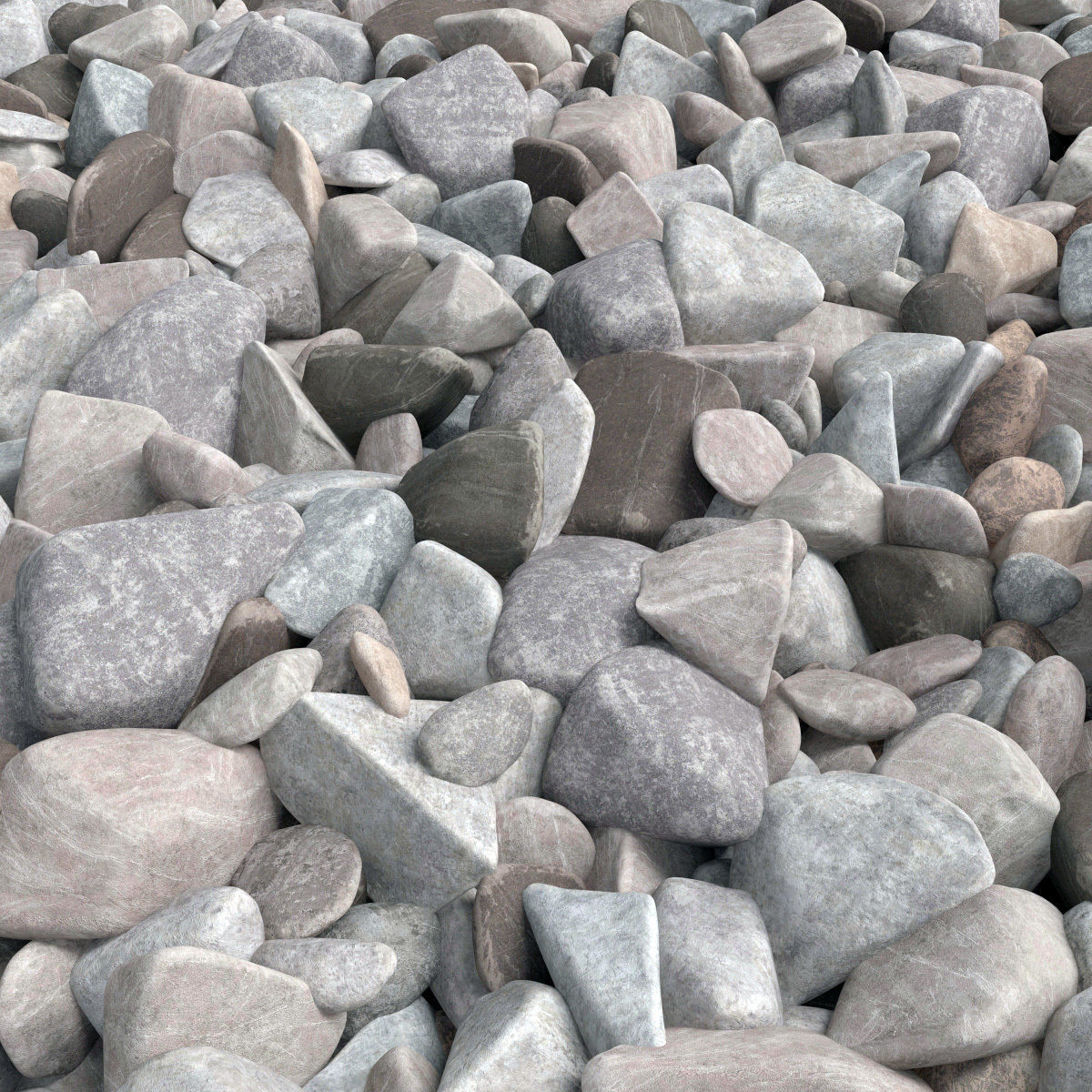 Stone splinter kit n3 3D model_2