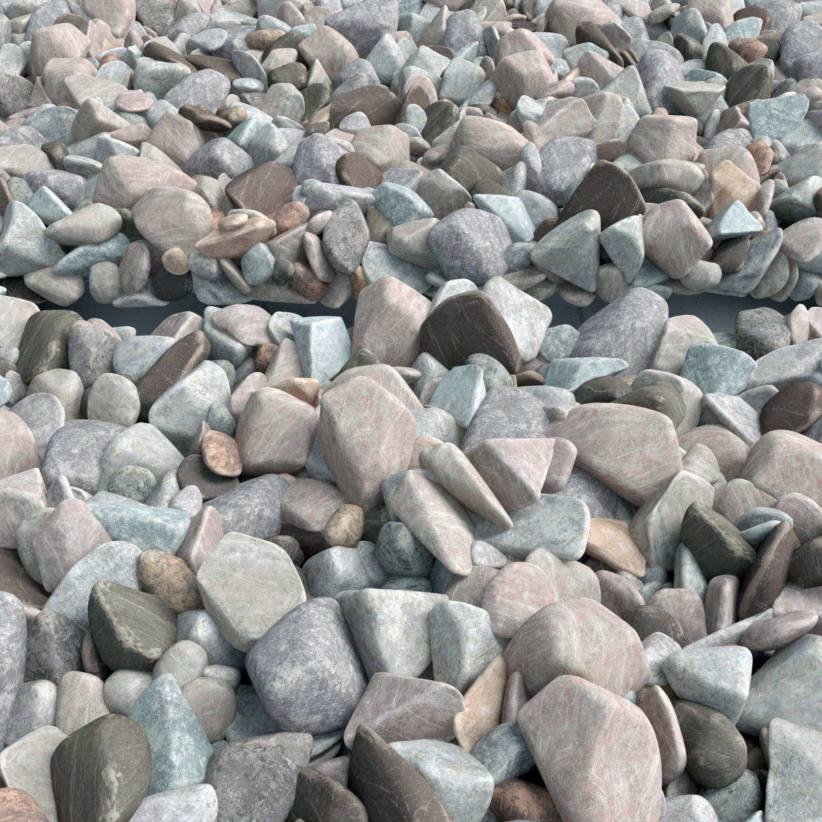 Stone splinter kit n3 3D model_9