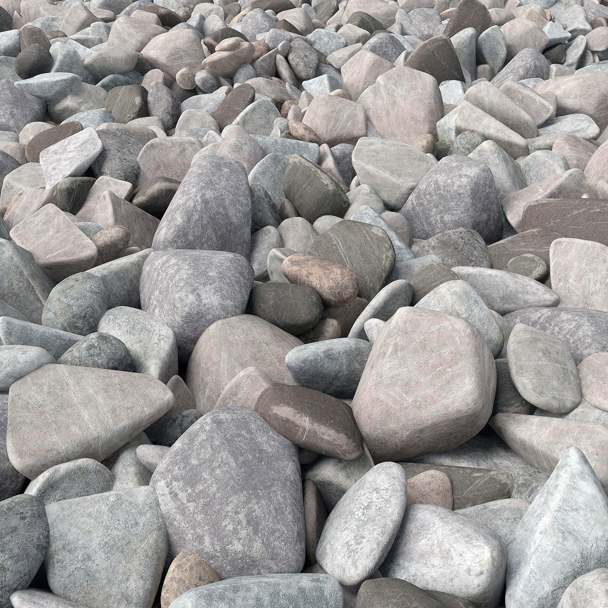 Stone splinter kit n3 3D model_7