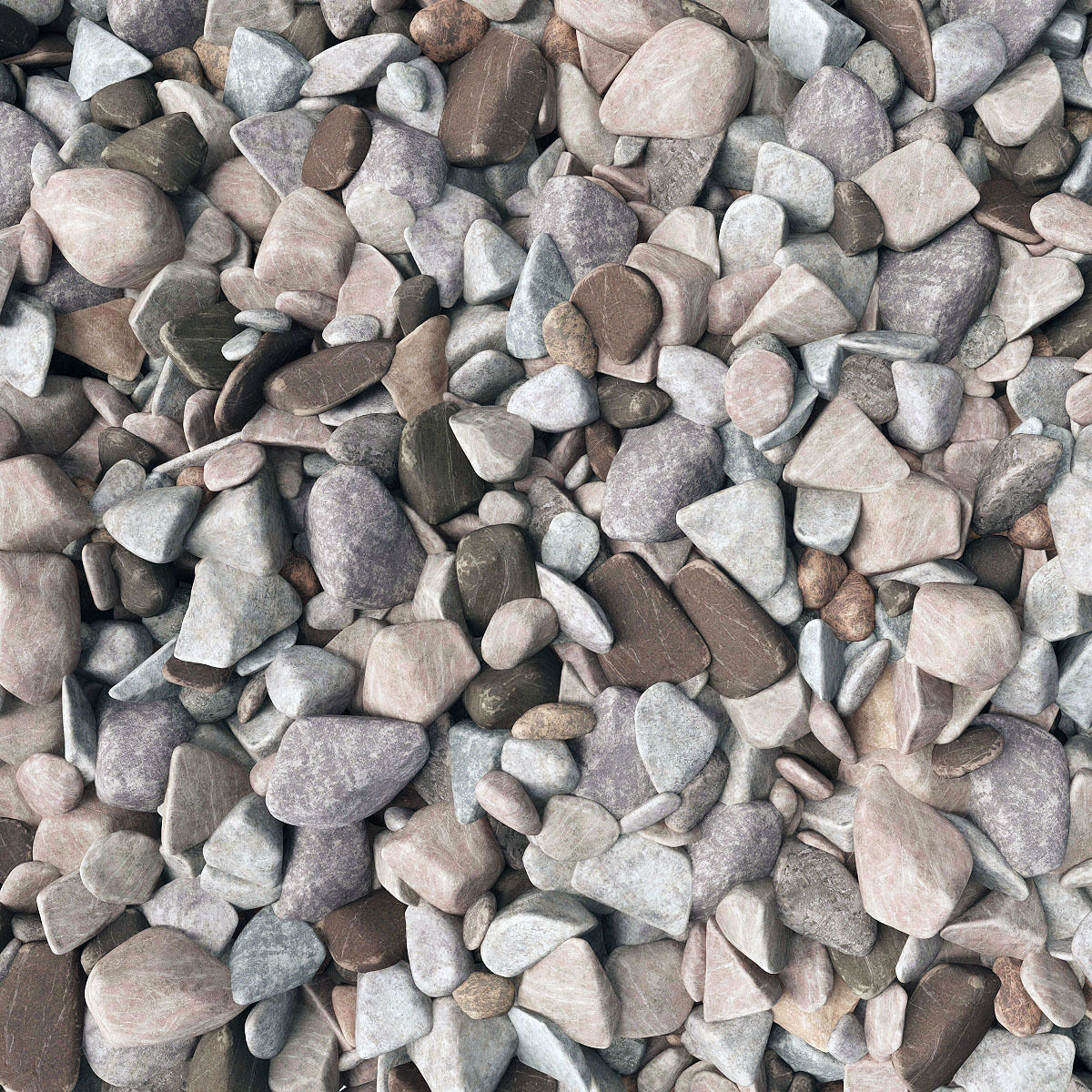 Stone splinter kit n3 3D model_1