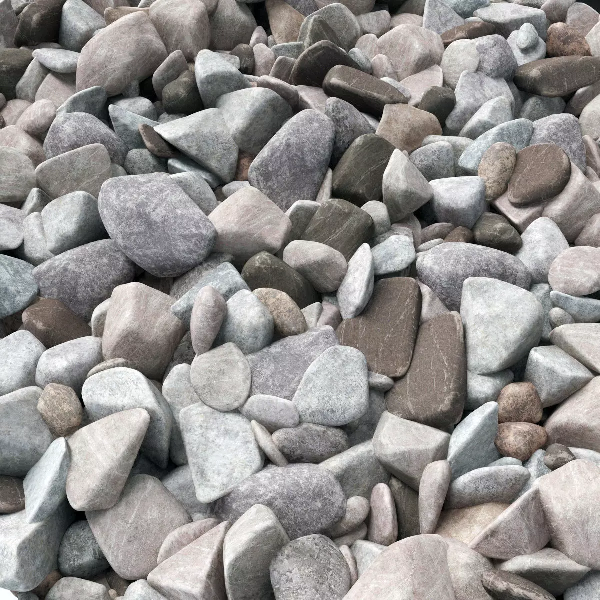 Stone splinter kit n3 3D model_0