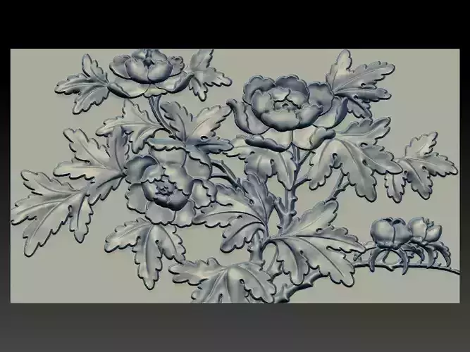 3D FLOWER snowflakes on table