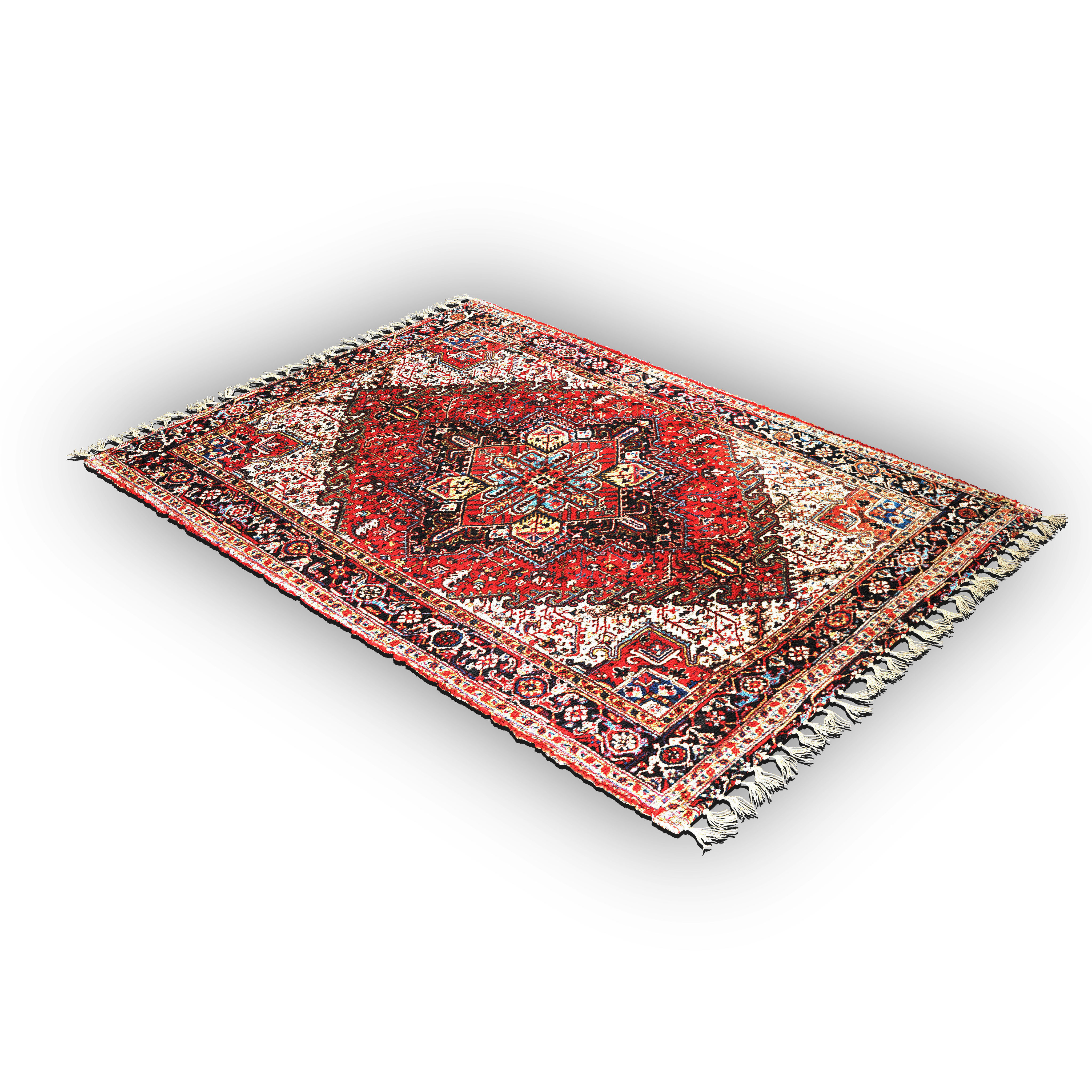 Aladdin Vintage Carpet 3D model_2