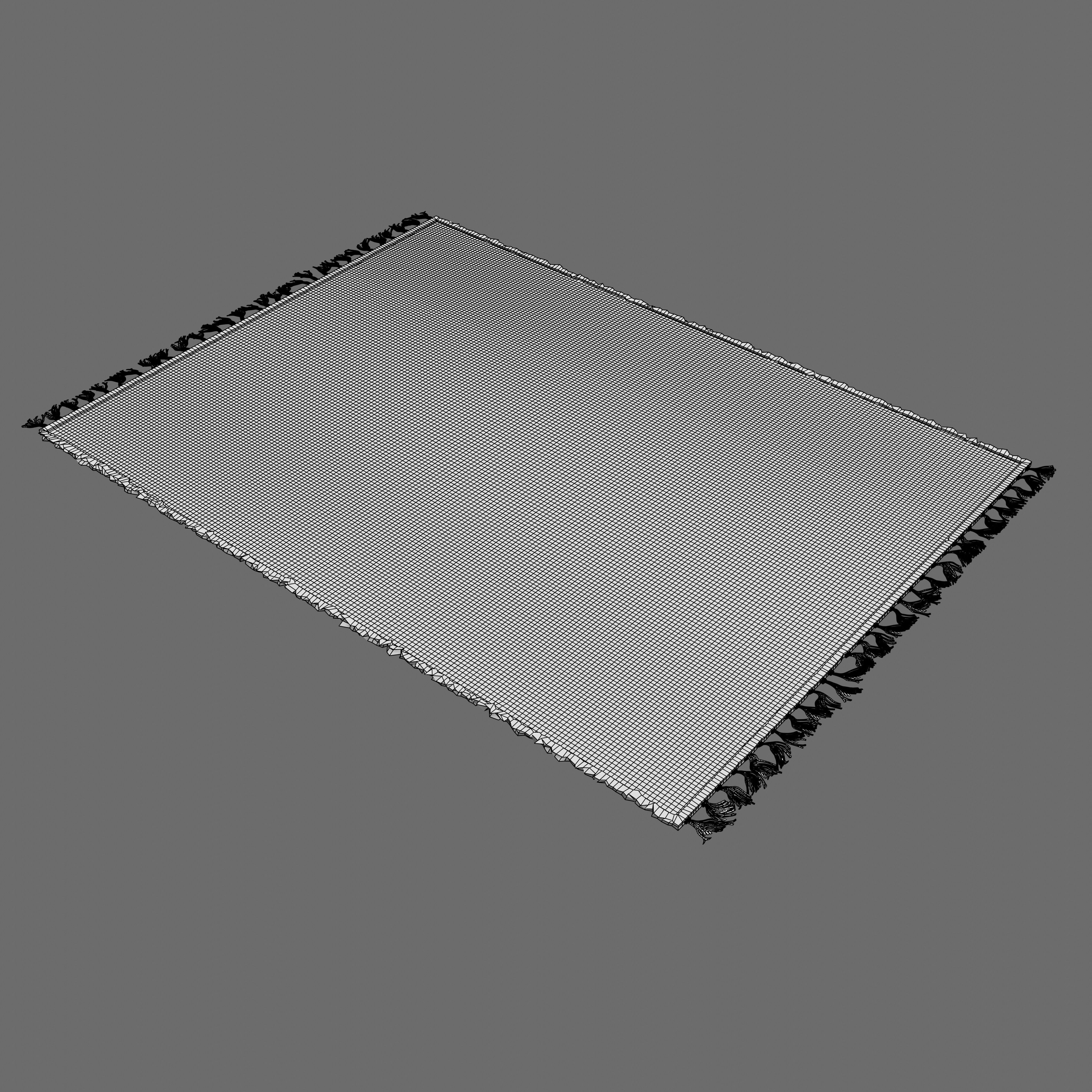 Aladdin Vintage Carpet 3D model_9