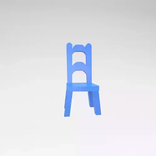 Low Poly Chair v1 003