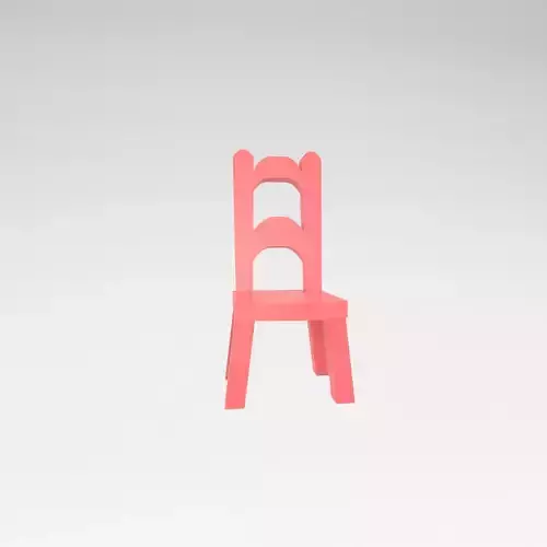 Low Poly Chair v1 004