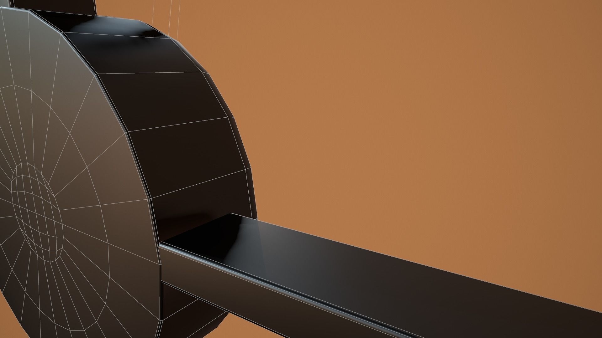 Animated Brushed Steel Heart Clock 3D model_16