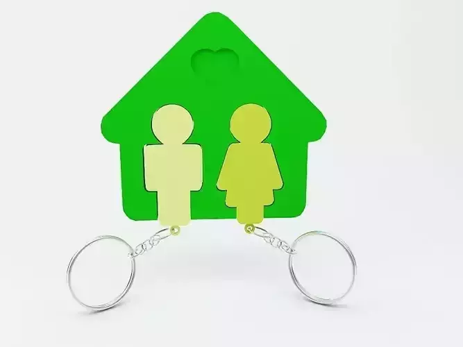 Key chain for home and couples