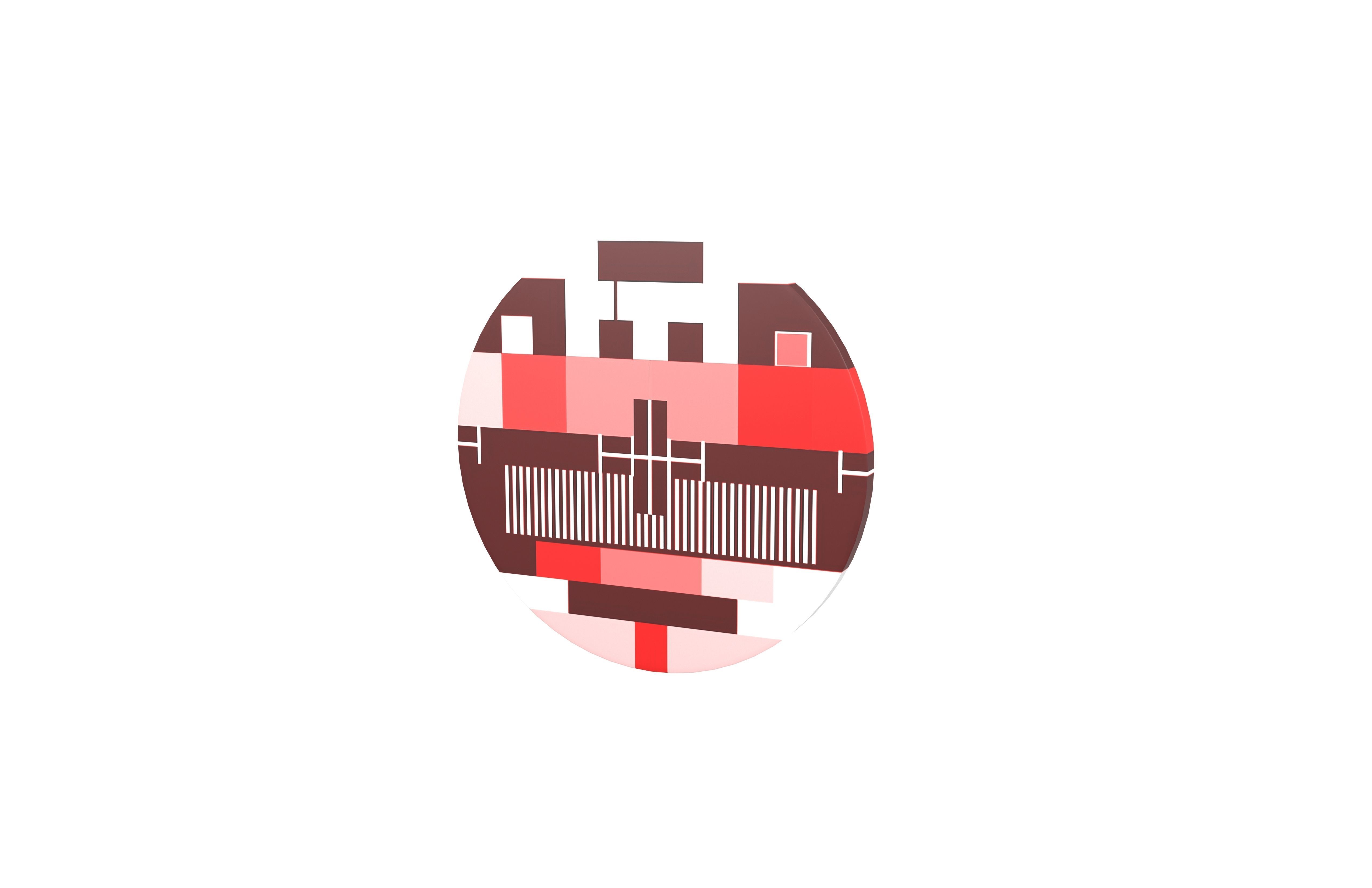 No Signal Symbol v1 003 Low-poly 3D model_2