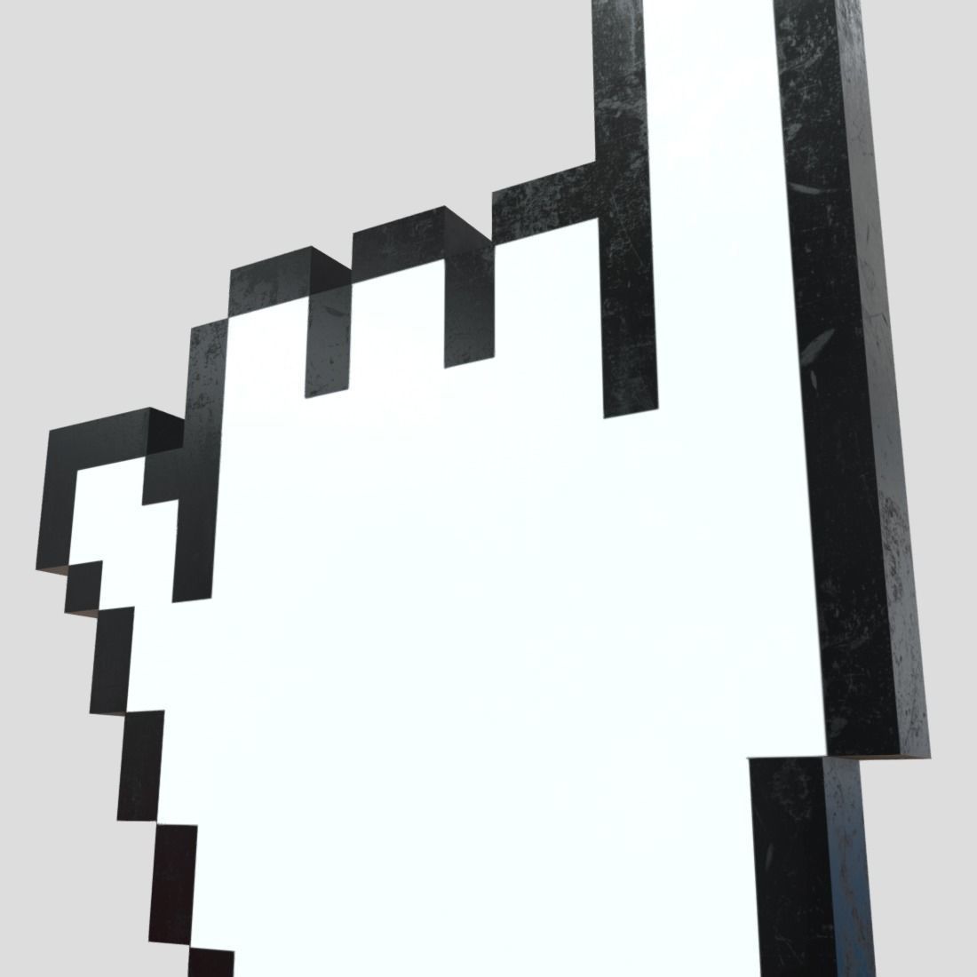 Cursor Hand 8 Low-poly 3D model_12