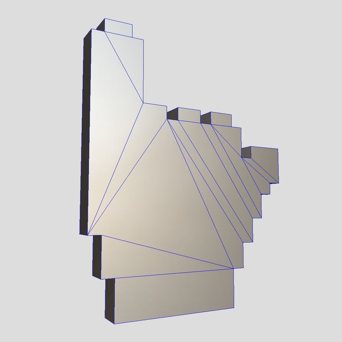 Cursor Hand 8 Low-poly 3D model_9