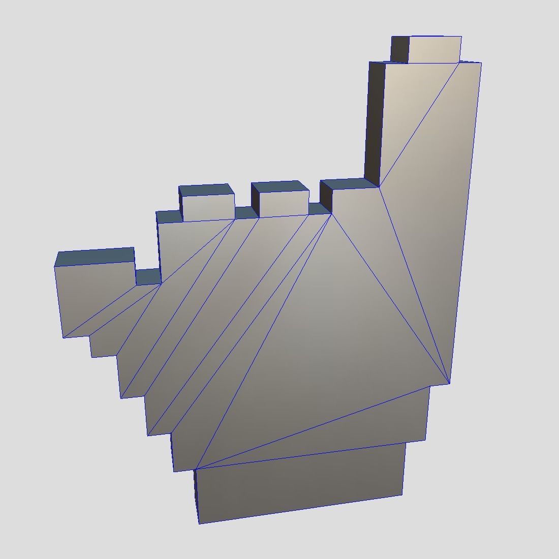 Cursor Hand 8 Low-poly 3D model_1