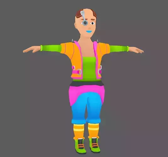 Lowpoly Character 07
