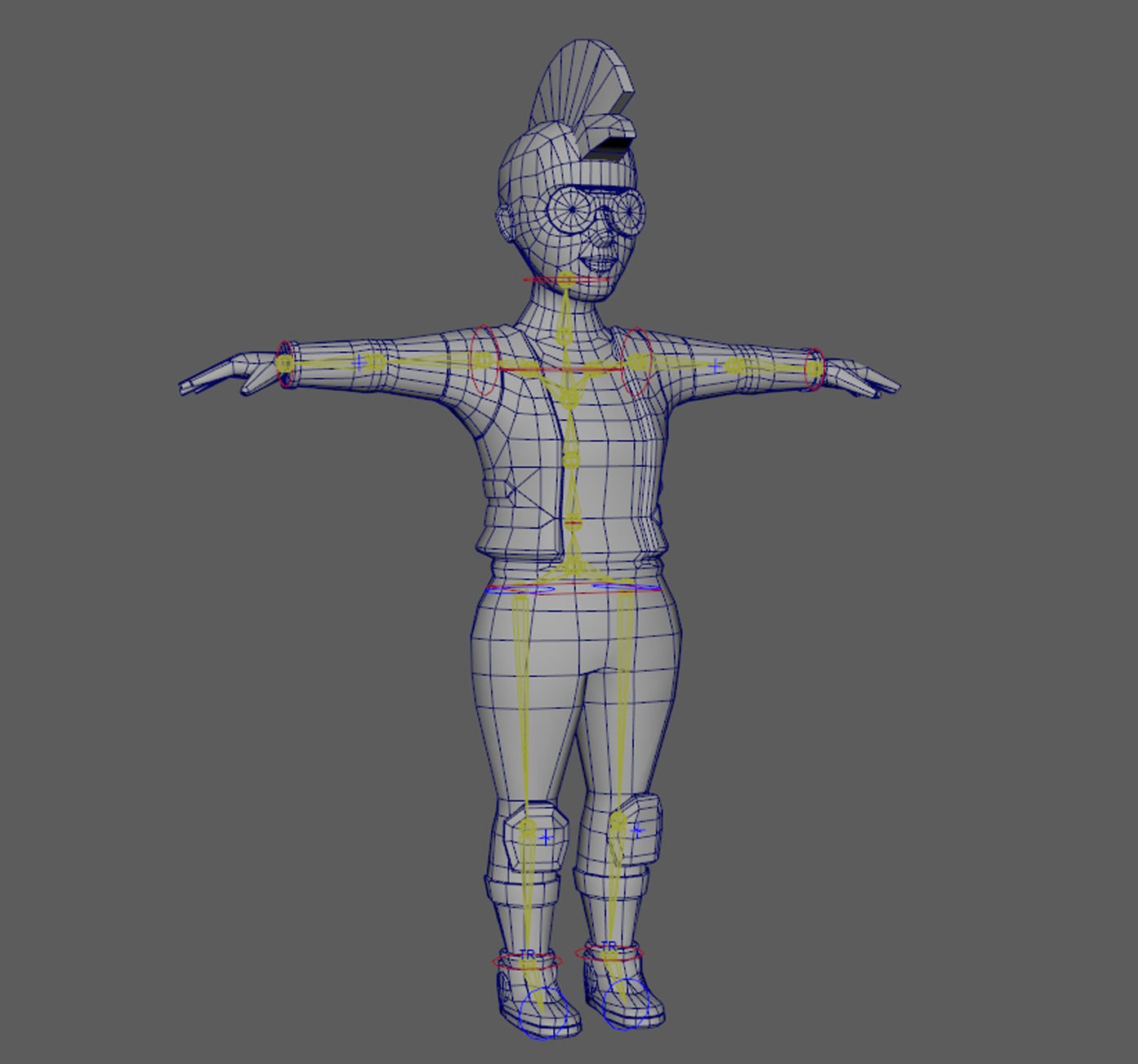 Lowpoly Character Set - 7 Pieces Low-poly 3D model_46