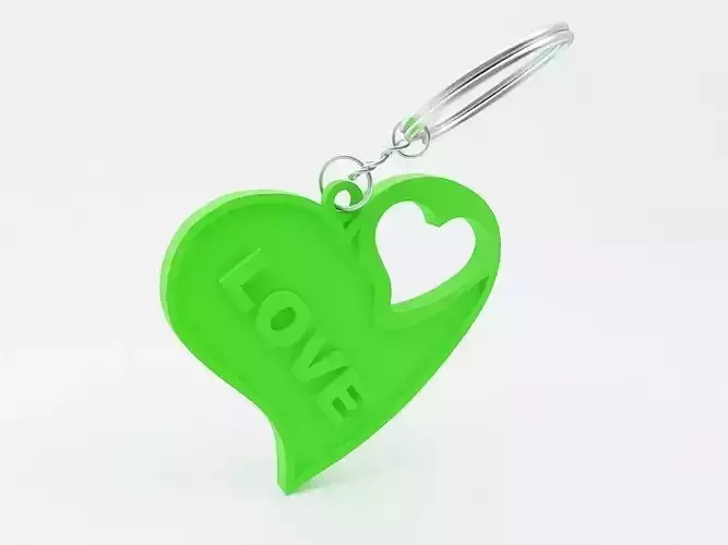 Heart Shaped Keychain