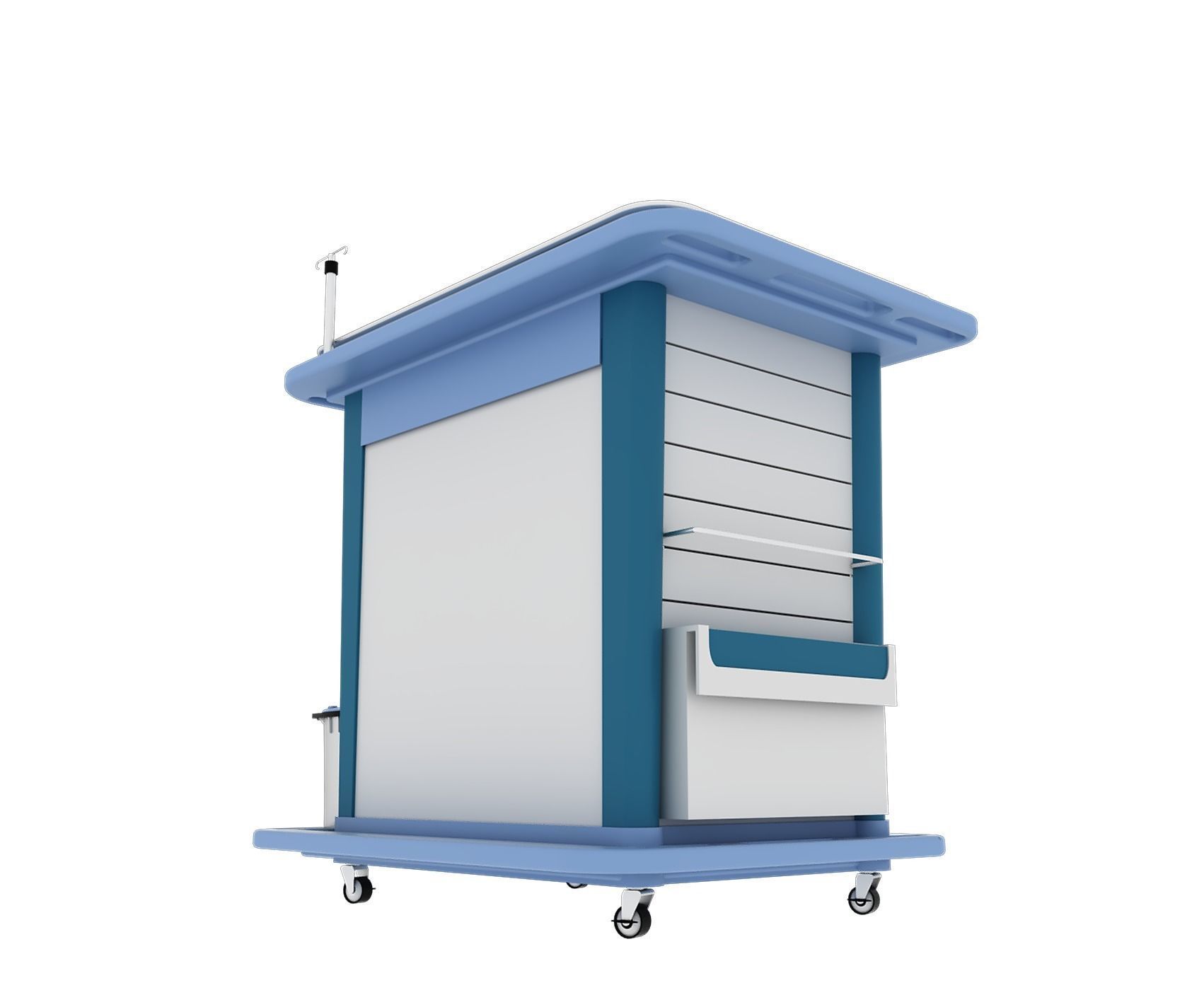 Medical Equipment - Medication Cart- 3D model_4