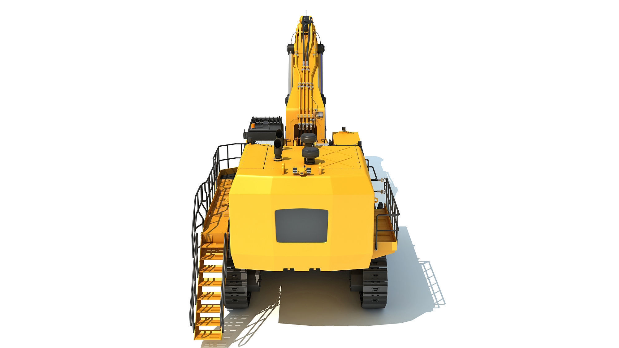 Hydraulic Mining Shovel 3D model_5