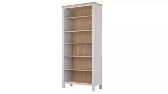 Ikea HEMNES bookcase livingroom bedroom storage low poly