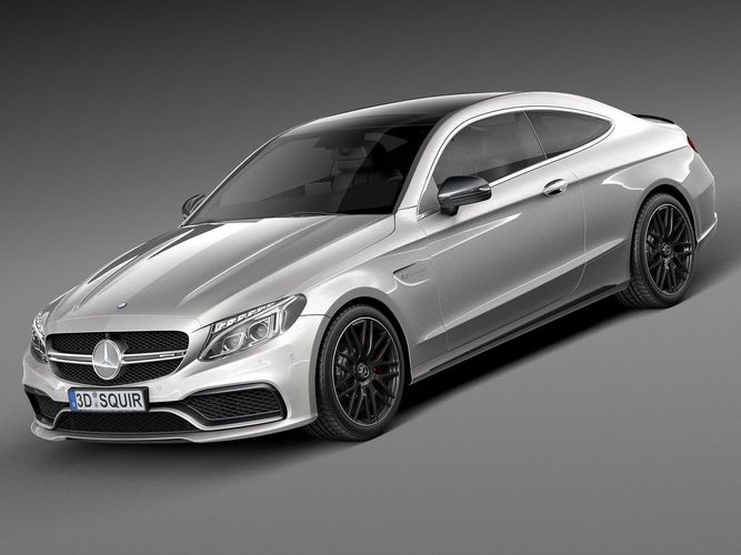 Mercedes-Benz C63 AMG Coupe 2017 3D model