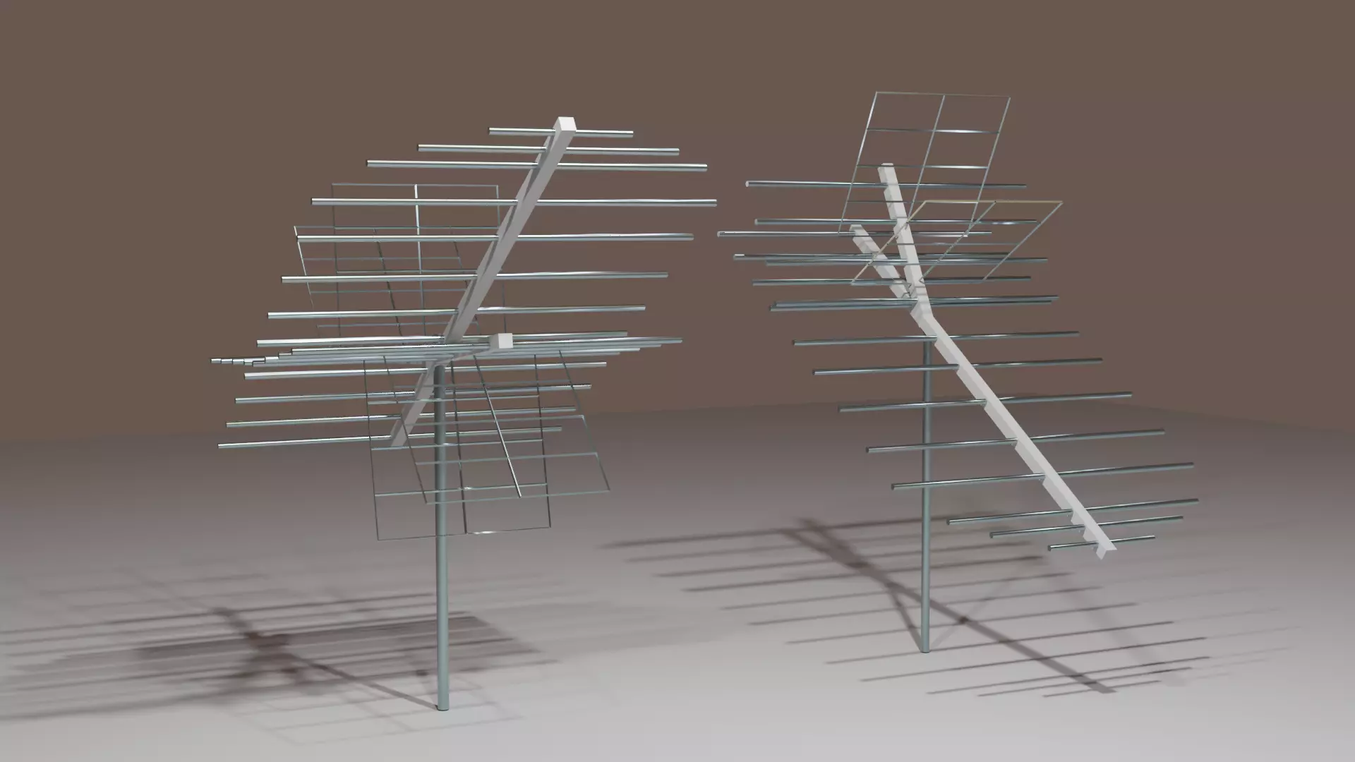 TV Antenna Free low-poly 3D model