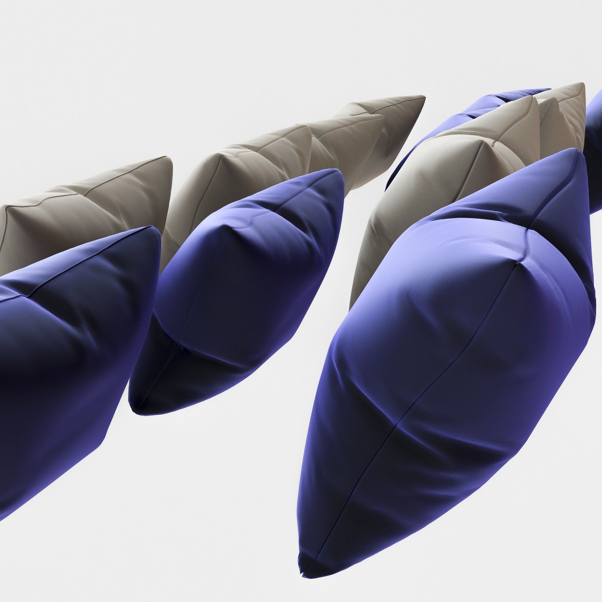 Pillow set of pillows 3D model_6