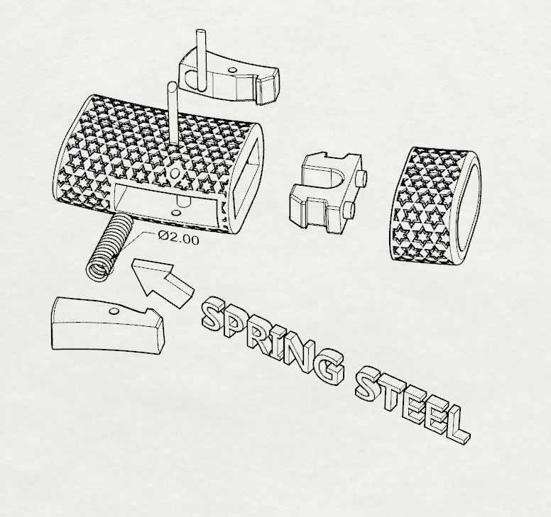 MEN LEATHER BRACELET 3D print model_14