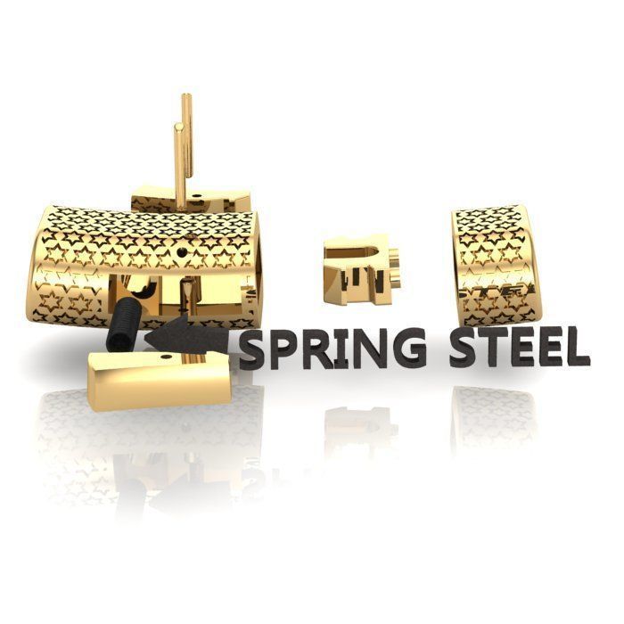 MEN LEATHER BRACELET 3D print model_7