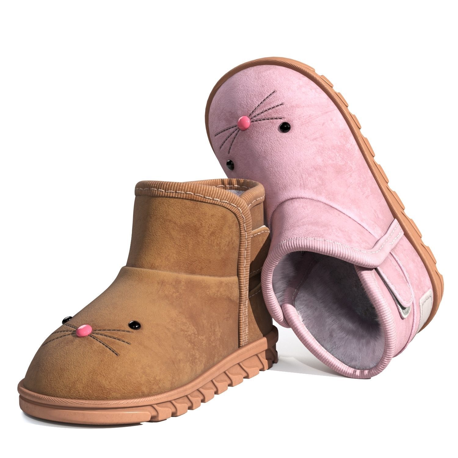 Children Cartoon Boots 3D model_3