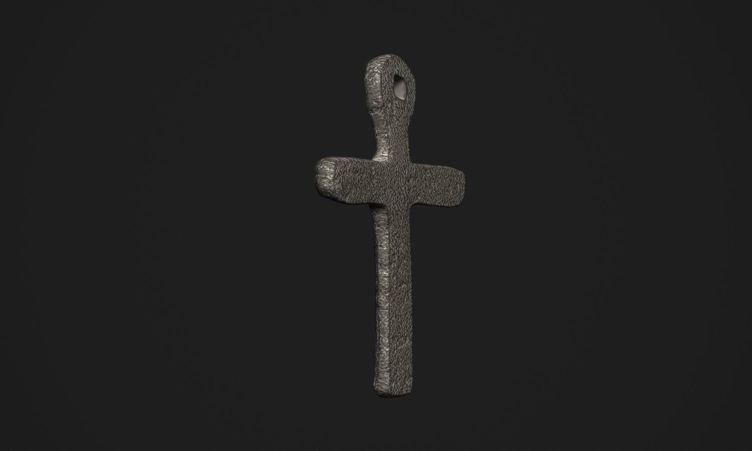 Oak Island Cross Pendant 3D print model_19
