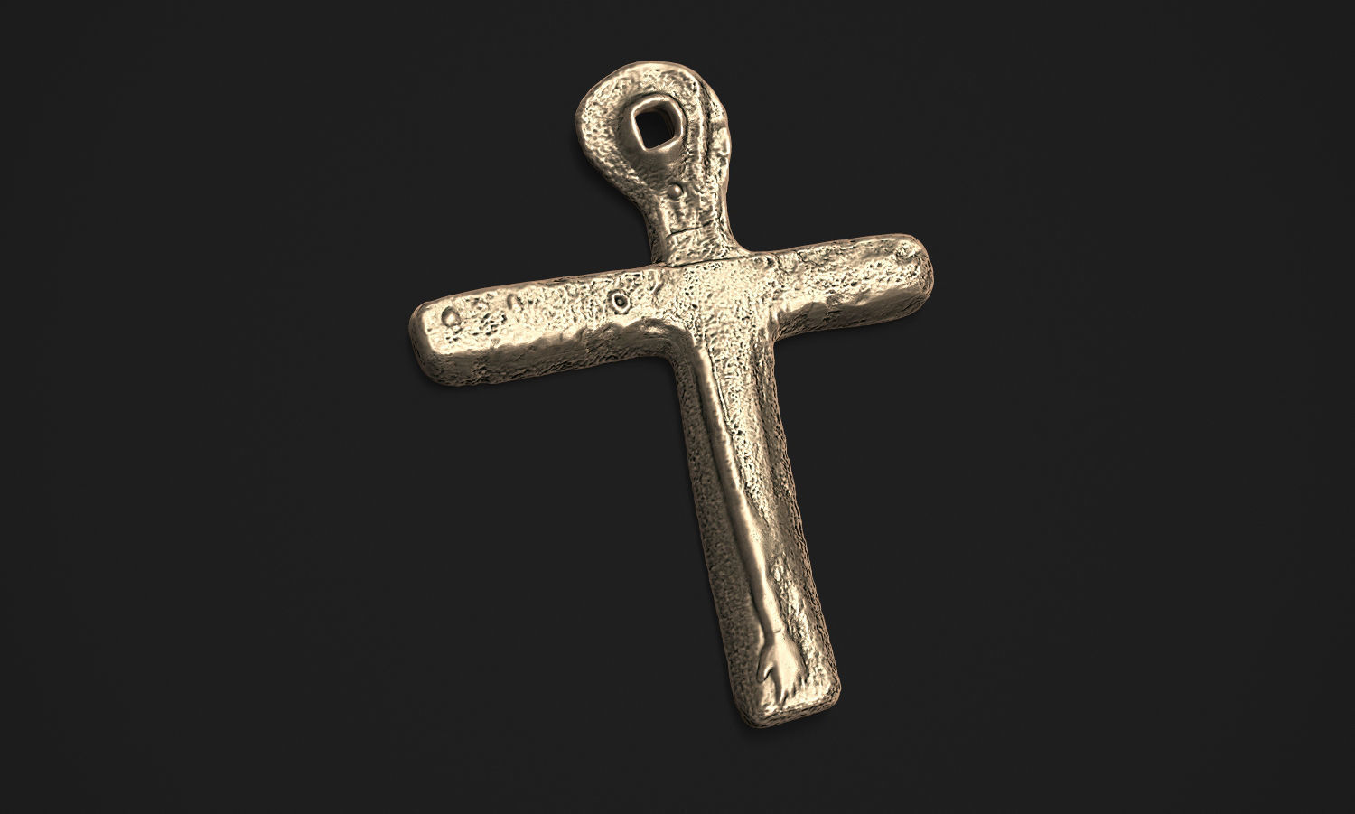 Oak Island Cross Pendant 3D print model_7