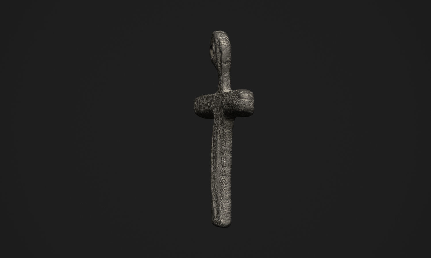 Oak Island Cross Pendant 3D print model_21