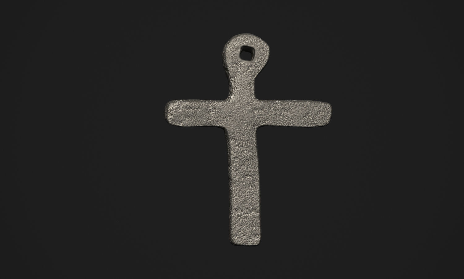 Oak Island Cross Pendant 3D print model_17