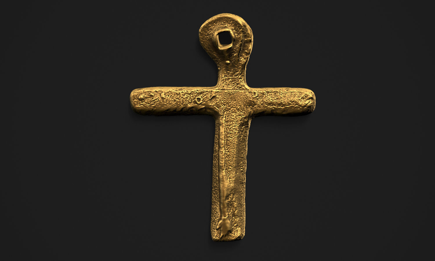 Oak Island Cross Pendant 3D print model_6